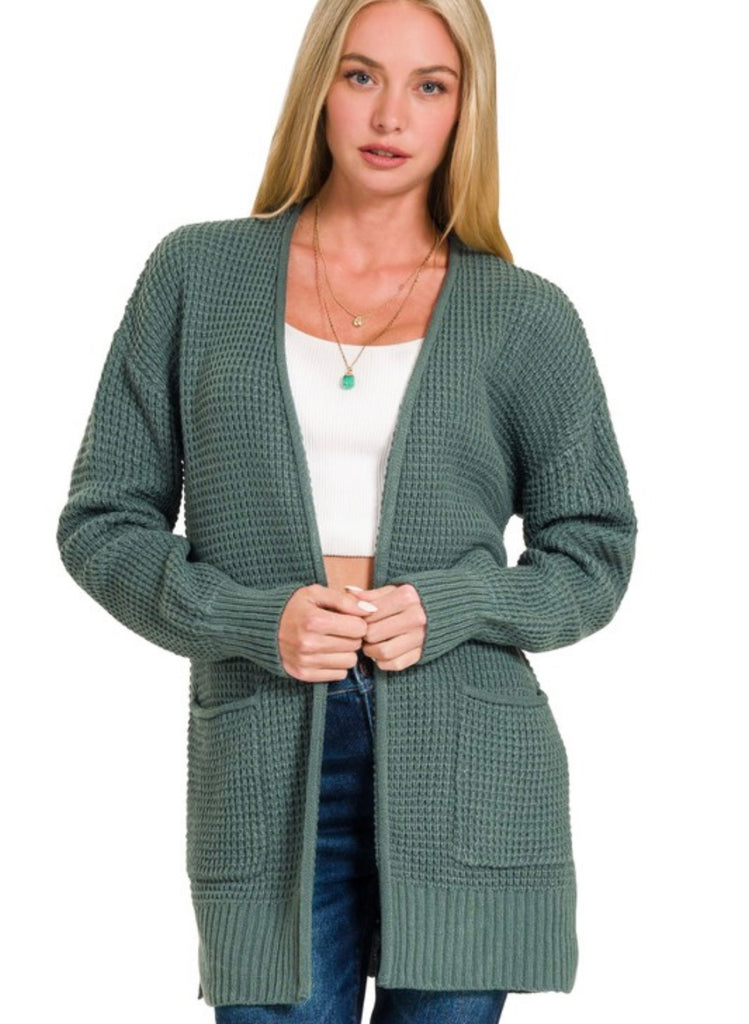 Mila cardigan jade